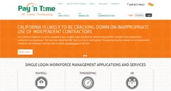 Desktop Screenshot of payntimehr.com