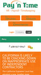 Mobile Screenshot of payntimehr.com