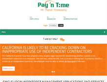 Tablet Screenshot of payntimehr.com